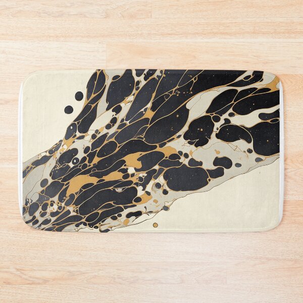 Item preview, Black and Gold Scratch Pattern on Off-White designed and sold by Christian Weiss.