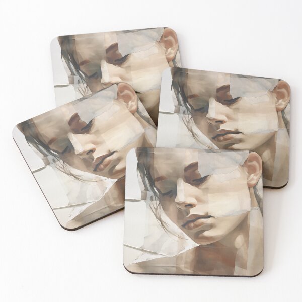 Item preview, Shattered portrait designed and sold by DeMuurdecoratie.