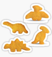 dino chicken nuggets Sticker