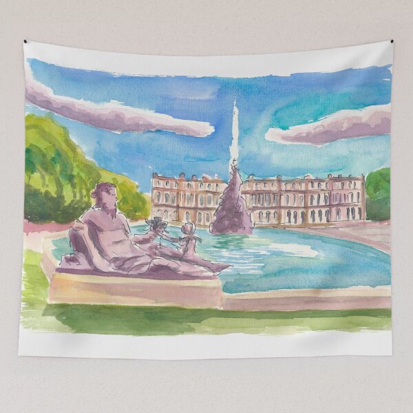 Item preview, View of Herrenchiemsee Castle in a Bavarian Summer designed and sold by artshop77.