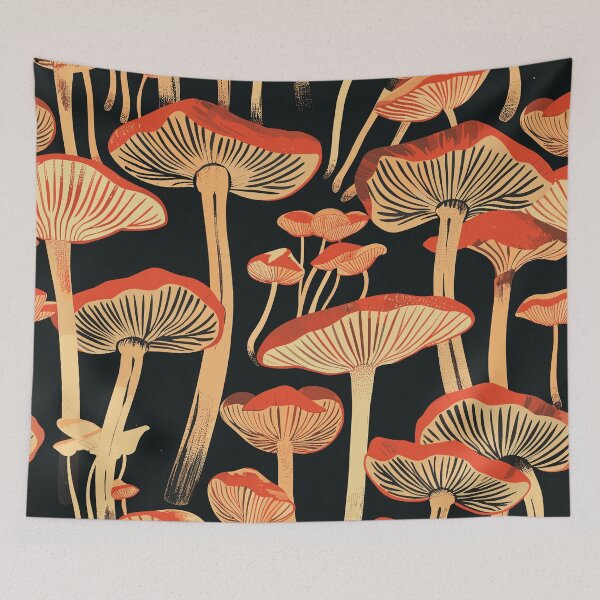 Item preview, mushrooms Mystery of the Night designed and sold by furiegastho.