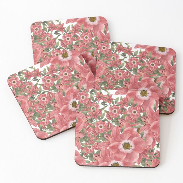 Item preview, Flowers deep, flowers, pink designed and sold by Cristinavallejo.