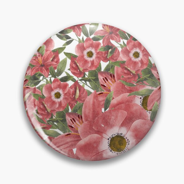 Item preview, Flowers deep, flowers, pink designed and sold by Cristinavallejo.
