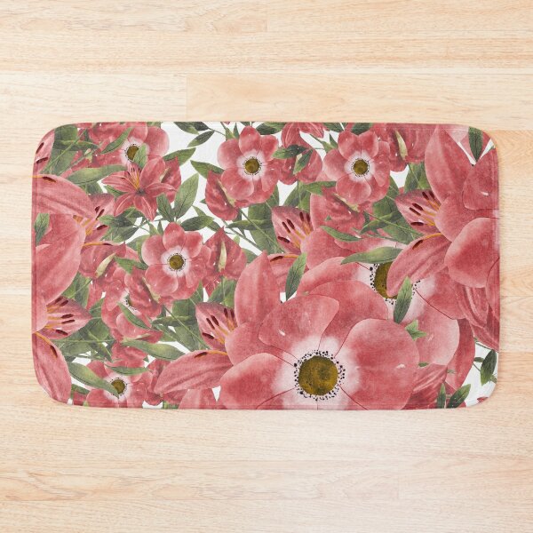 Item preview, Flowers deep, flowers, pink designed and sold by Cristinavallejo.