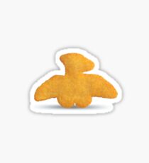 dino chicken nugget Sticker