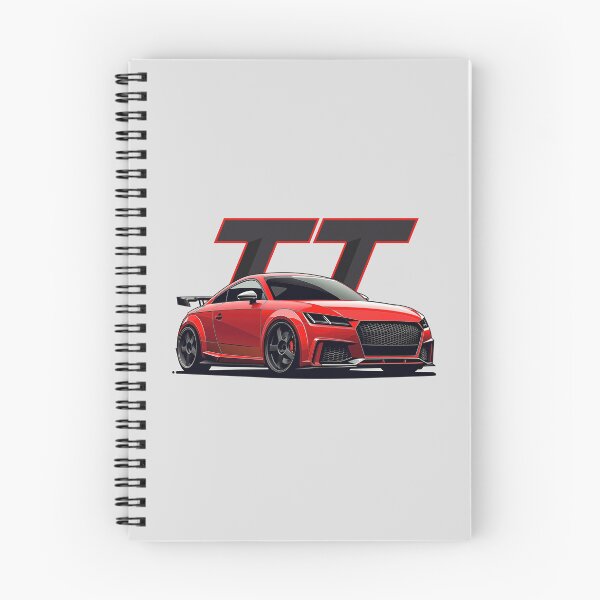 Artikelvorschau, TT RS Rote Sportwagenillustration entworfen und verkauft von blackdogshop.