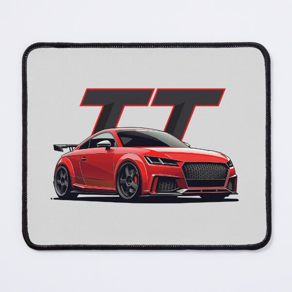 Item preview, TT RS Red sports car illustration designed and sold by blackdogshop.