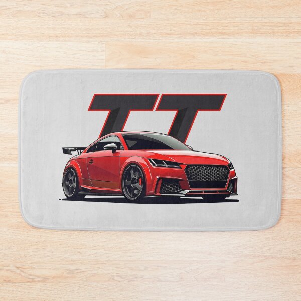 Item preview, TT RS Red sports car illustration designed and sold by blackdogshop.
