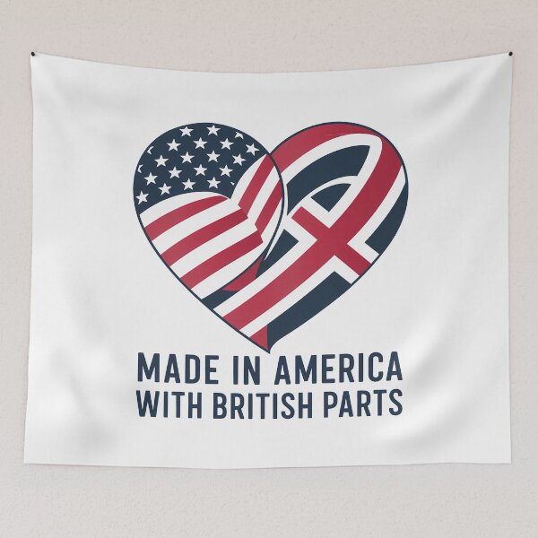 Item preview, Made in America with British parts designed and sold by CALIMASHIRTS.