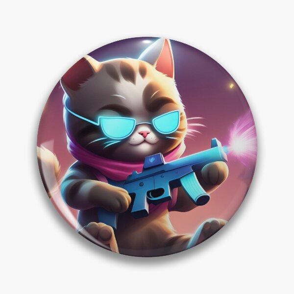 Item preview, Cute gaming cat ready for action designed and sold by Storm27merch.