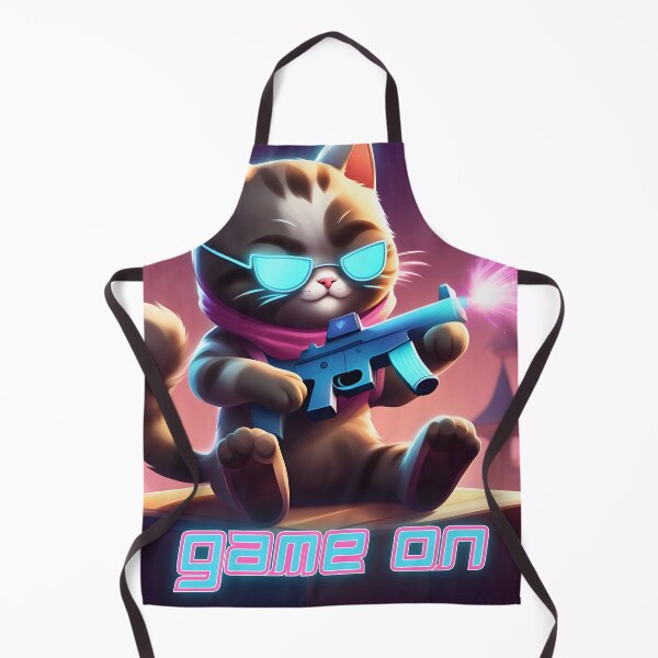 Item preview, Cute gaming cat ready for action designed and sold by Storm27merch.