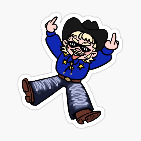 Cowboy Europapa Sticker