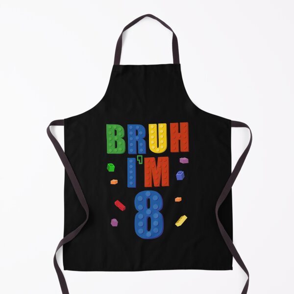 Item preview, I'm 8 Bruh It's My 8th Birthday Building Bricks 8 Year Old designed and sold by clothesy7.
