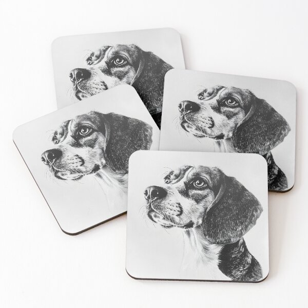 Item preview, Beagle pencil drawing designed and sold by Pencil-Art.