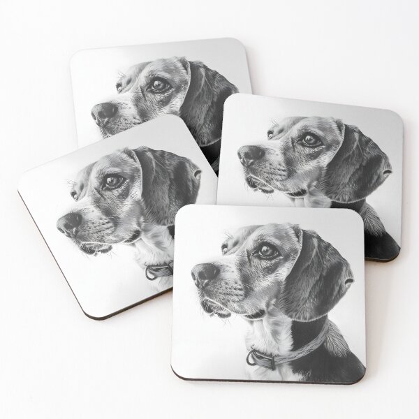 Item preview, Beagle pencil drawing designed and sold by Pencil-Art.