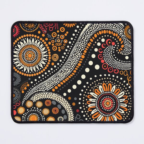 Item preview, Aboriginal Inspired Dot Art - Wildflower Graden Tracery designed and sold by GrinGalore.