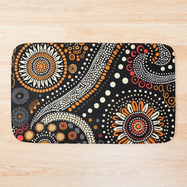 Item preview, Aboriginal Inspired Dot Art - Wildflower Graden Tracery designed and sold by GrinGalore.