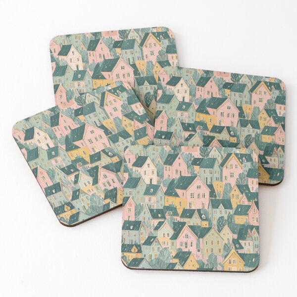 Item preview, The Pastel Cottages of Lollipop Lane designed and sold by Lizetteh.
