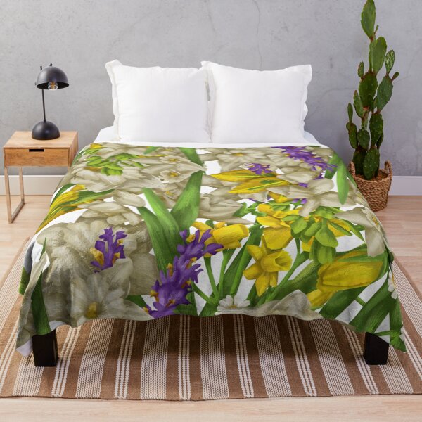 Item preview, flower bouquet, canva, flowers, tails, pattern designed and sold by Cristinavallejo.
