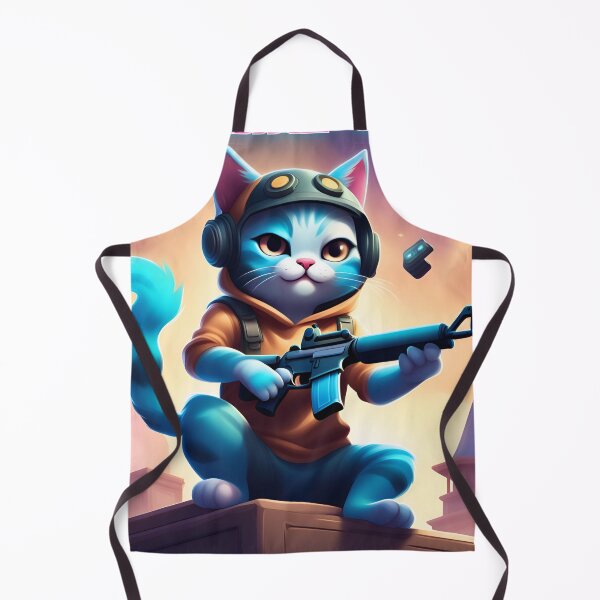 Item preview, Cute gaming cat ready for action designed and sold by Storm27merch.