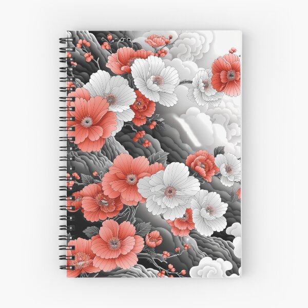 Item preview, Floral design in Japanese style designed and sold by Print2Harbor.
