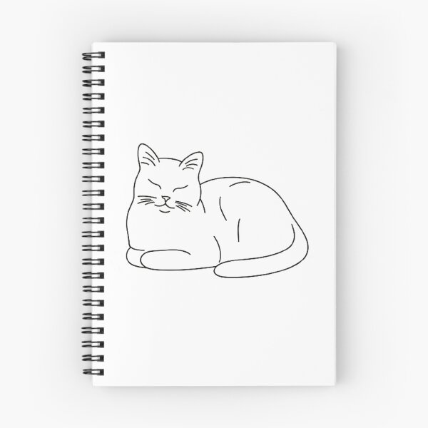 Item preview, Cat loaf line art designed and sold by PetPaletteCards.