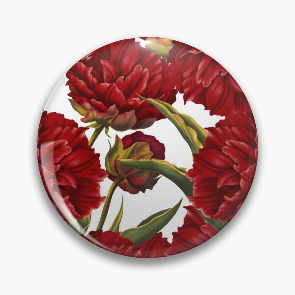 Item preview, flower bouquet, canva, flowers, tails, pattern, green, red designed and sold by Cristinavallejo.