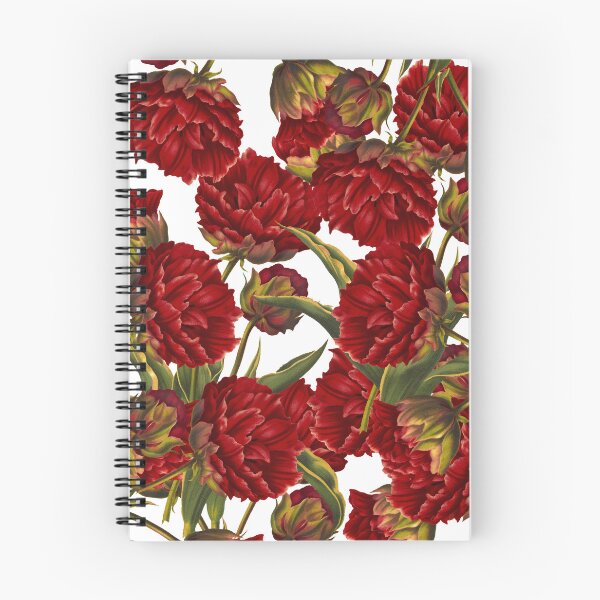 Item preview, flower bouquet, canva, flowers, tails, pattern, green, red designed and sold by Cristinavallejo.