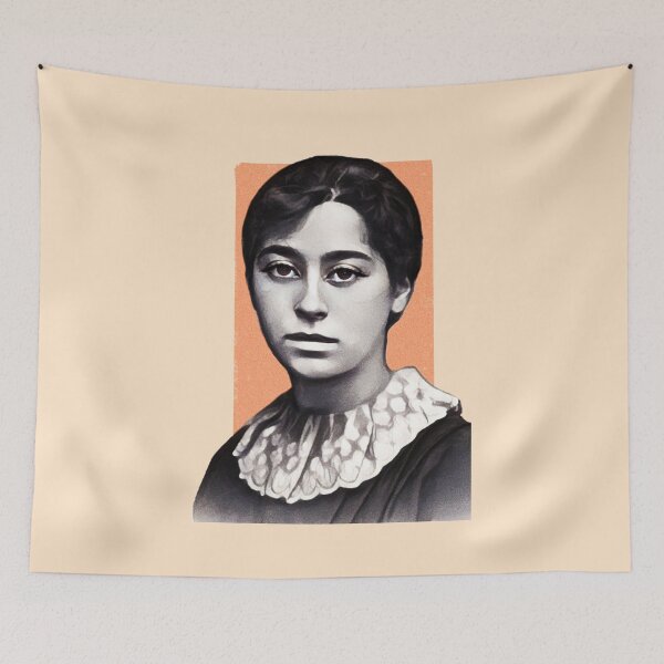 Item preview, American Poet Amy Levy - orange - illustration  designed and sold by Litstoy.