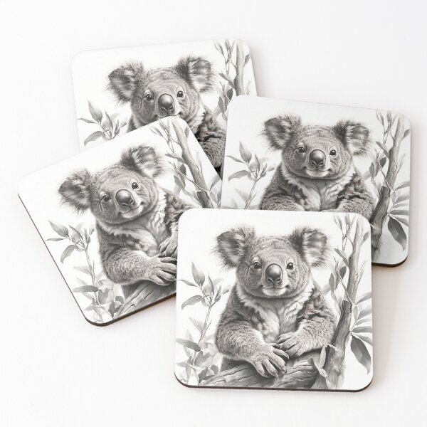 Item preview, Koala pencil drawing designed and sold by Pencil-Art.