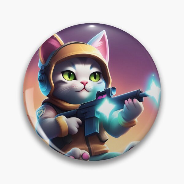Item preview, Cute gaming cat ready for action designed and sold by Storm27merch.