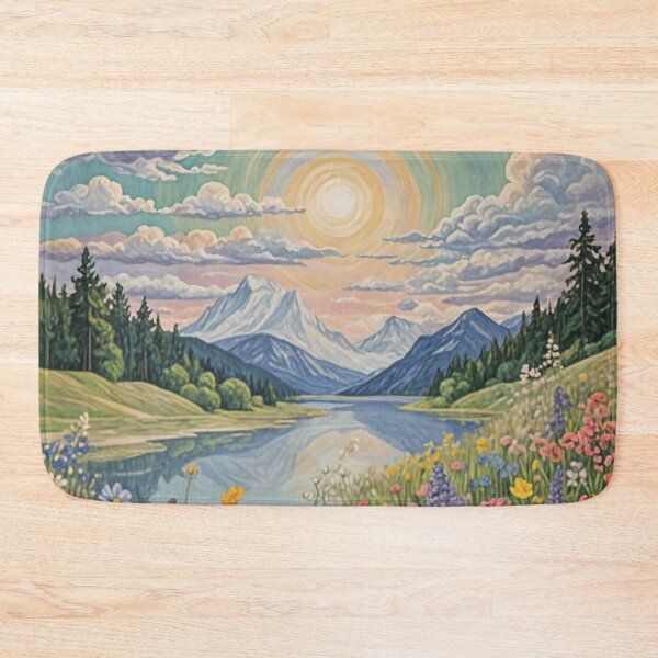 Item preview, The Tranquil Lake of Alpine Meadows designed and sold by Lizetteh.
