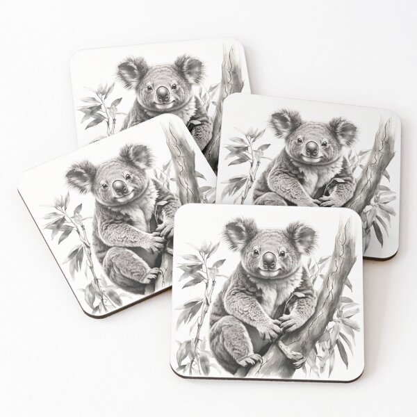 Item preview, Koala pencil drawing designed and sold by Pencil-Art.