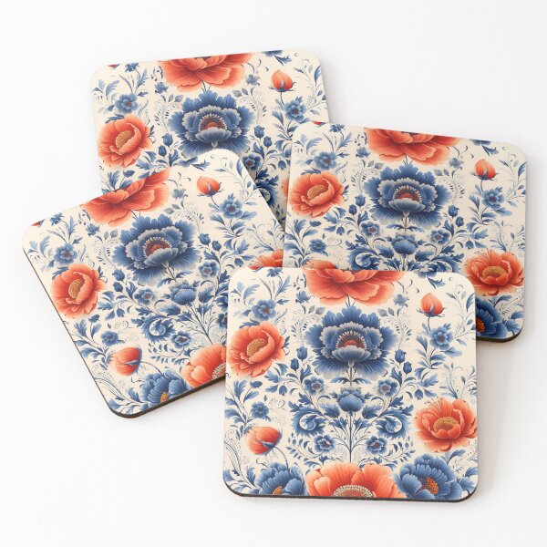 Item preview, RussianFloral Collection designed and sold by Print2Harbor.