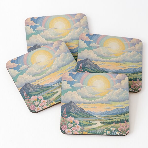 Item preview, The Serene Lakes of Blossom Peaks designed and sold by Lizetteh.