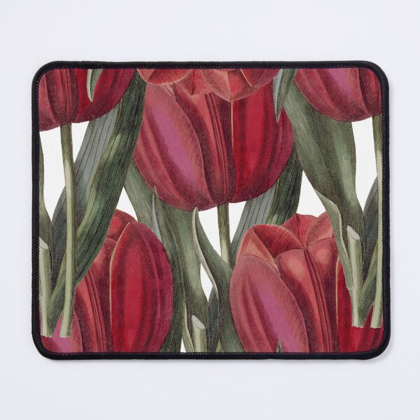 Item preview, flower bouquet, canva, flowers, tails, pattern, green, red designed and sold by Cristinavallejo.