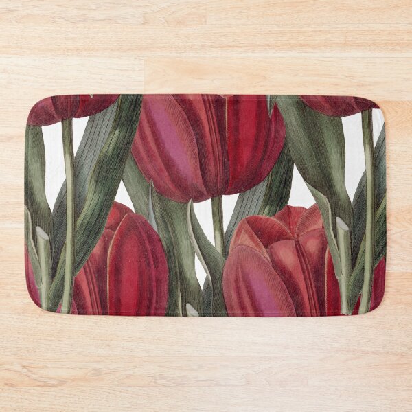 Item preview, flower bouquet, canva, flowers, tails, pattern, green, red designed and sold by Cristinavallejo.