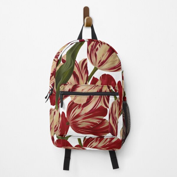 Item preview, flower bouquet, canva, flowers, tails, pattern, green, red designed and sold by Cristinavallejo.