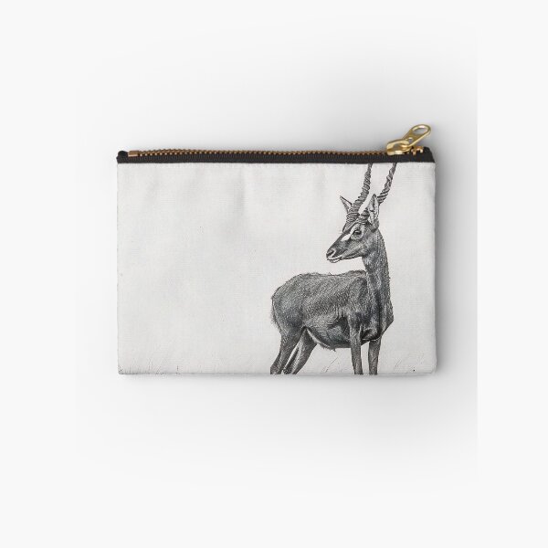 Item preview, Black and white antelope pencil drawing designed and sold by Pencil-Art.