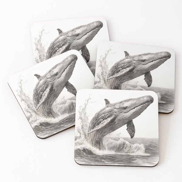 Item preview, Whale pencil drawing designed and sold by Pencil-Art.