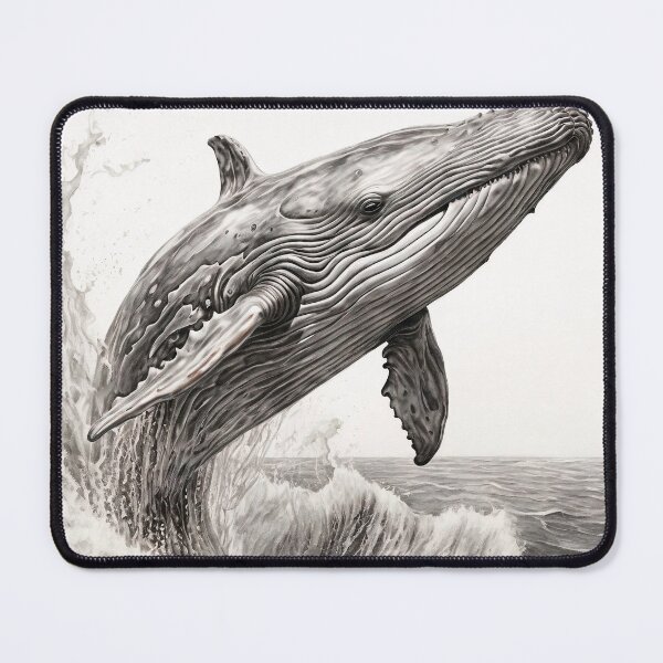 Item preview, Whale pencil drawing designed and sold by Pencil-Art.