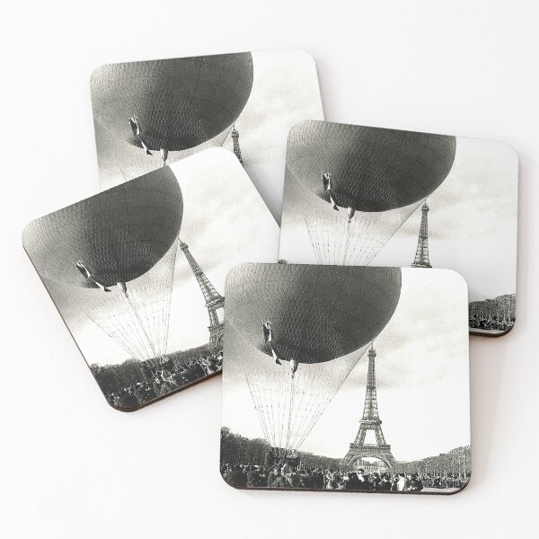Item preview, Eiffel Tower Balloon Launch 1800's designed and sold by ImagistStudio Presents MikesDigs.