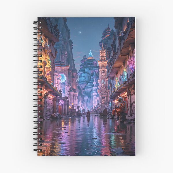 Item preview, Harmonious Dance of Urban Artistry and Whimsy in a Vibrant Valley designed and sold by PanoramaPrints.