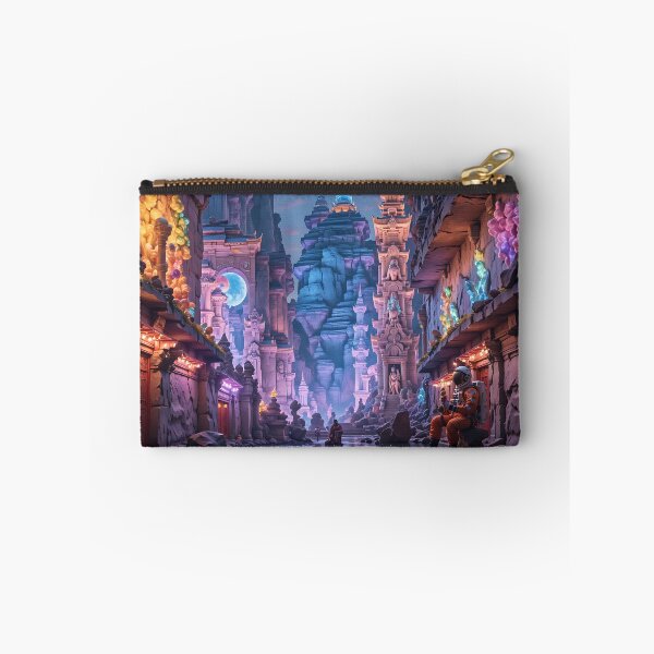 Item preview, Harmonious Dance of Urban Artistry and Whimsy in a Vibrant Valley designed and sold by PanoramaPrints.