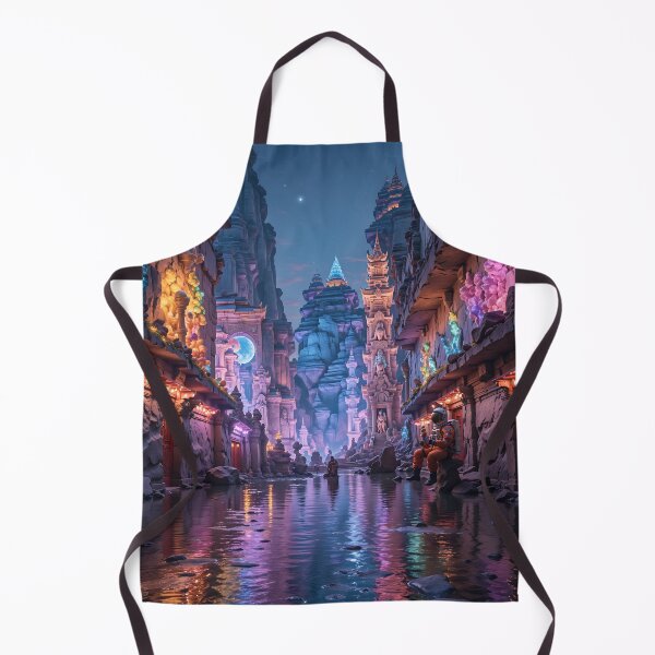 Item preview, Harmonious Dance of Urban Artistry and Whimsy in a Vibrant Valley designed and sold by PanoramaPrints.