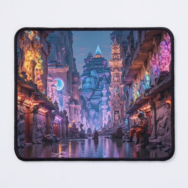 Item preview, Harmonious Dance of Urban Artistry and Whimsy in a Vibrant Valley designed and sold by PanoramaPrints.