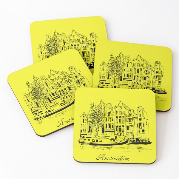 Item preview, Houses Along the Canal, Amsterdam designed and sold by Rue Market.