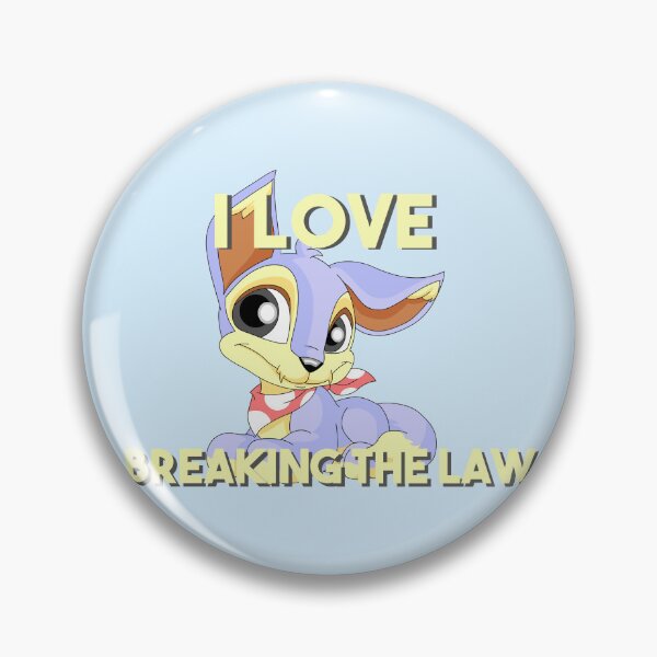 Artikelvorschau, Ich liebe es, das Gesetz zu brechen - Neopets Baby Lupe Sticker entworfen und verkauft von M0useketeer.