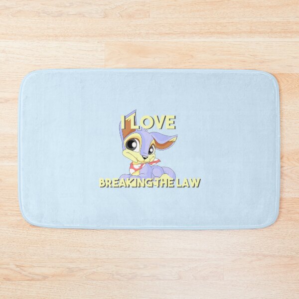 Item preview, I Love Breaking The Law - Neopets Baby Lupe Sticker designed and sold by M0useketeer.