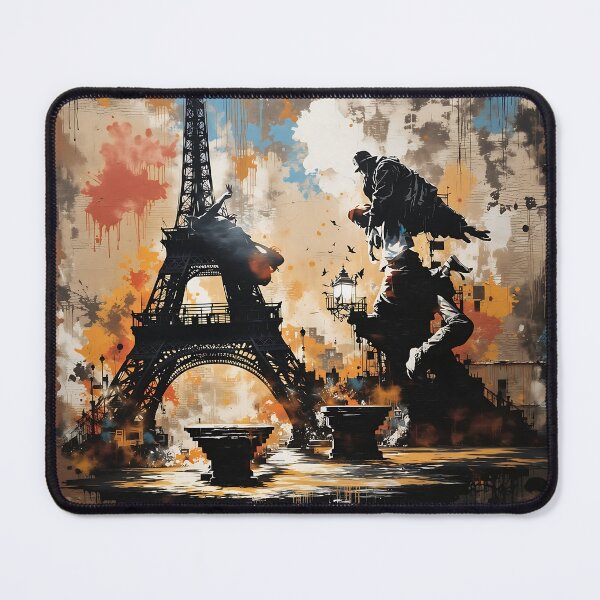 Item preview, Kira & Lino: A Graffiti-Stencil Collaboration for Urban Art designed and sold by PanoramaPrints.